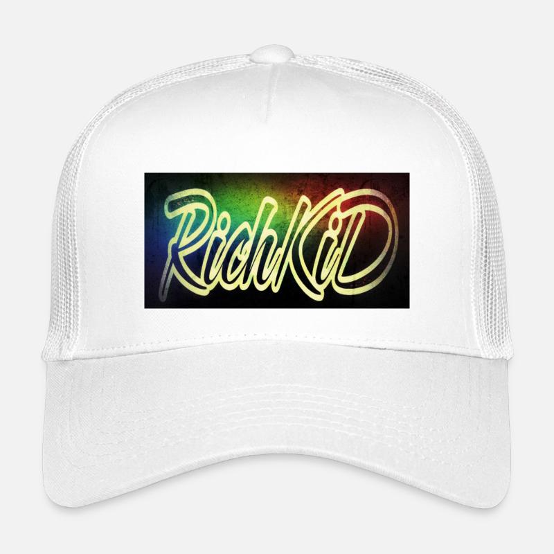 Just a rich Kid - Kinder Trucker-Cap - Weiß