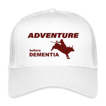 RODÉO AVENTURE - Casquette trucker enfant - blanc - Devant