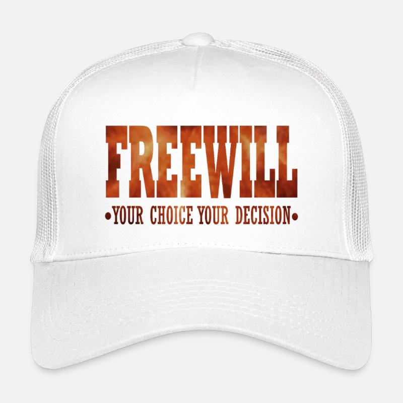 FreeWill - Kids’ Trucker Cap - white