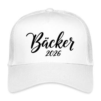Baker 2026 – Craft Design - Kids’ Trucker Cap - white - Front