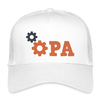 Grandpa Gear Repair - Mechanic Repair Car - Kids’ Trucker Cap - white - Front