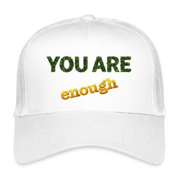 You Are Enough - Kids’ Trucker Cap - white - Front