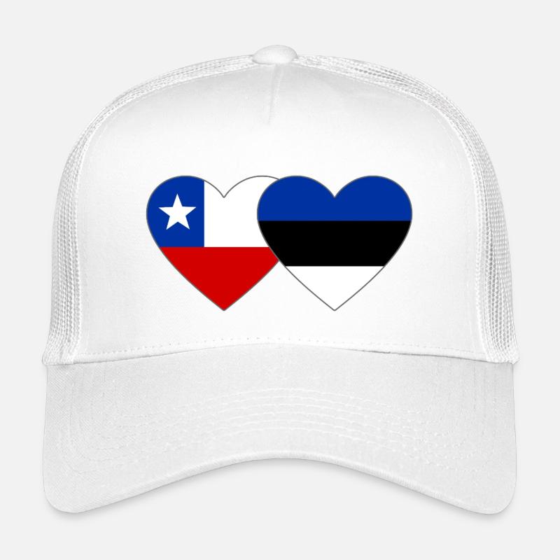 Chile_Litauen_Flagge_Herz Kinder Trucker-Cap