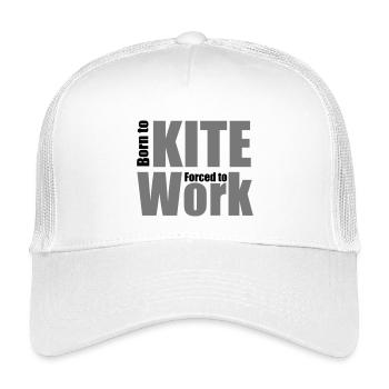 2541614 14523477 kite - Kids’ Trucker Cap - white - Front
