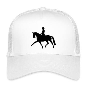 Dressage Lady - Kids’ Trucker Cap - white - Front