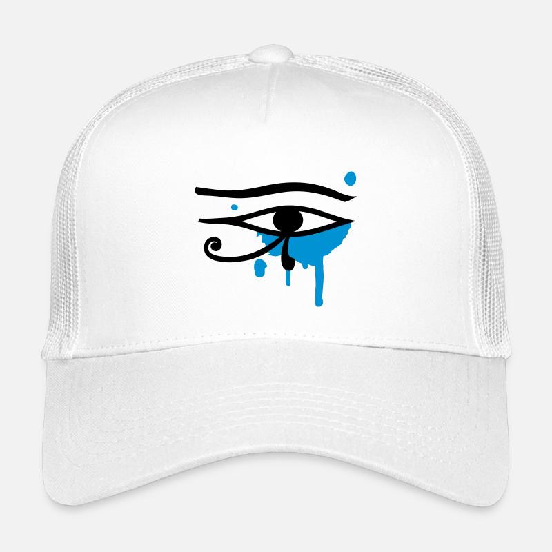 Horusauge - Kinder Trucker-Cap - Weiß