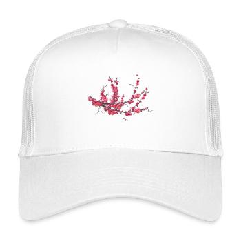 sakura - Casquette trucker enfant - blanc - Devant