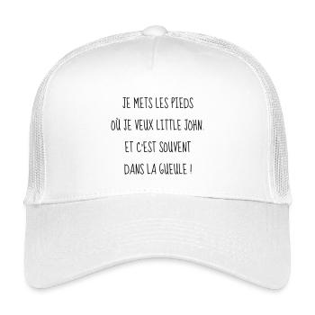Cinéma / Citation / Série télé / Geek - Casquette trucker enfant - blanc - Devant