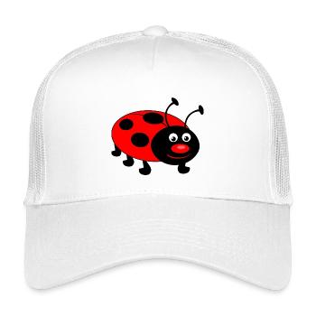 ladybug - Kids’ Trucker Cap - white - Front