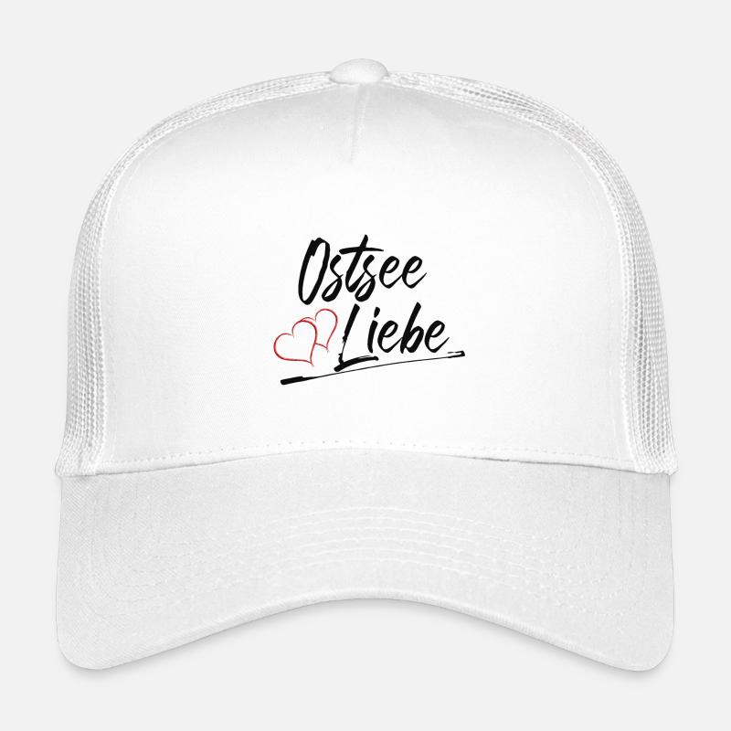 Ostsee Liebe - Kinder Trucker-Cap - Weiß