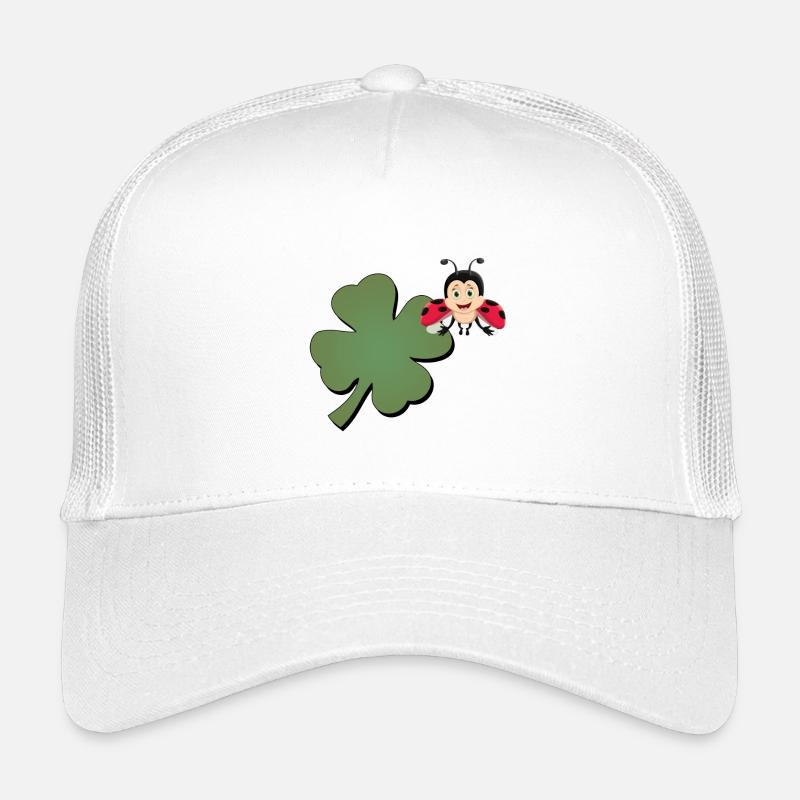 Cloverleaf with Ladybug (ladybug) Kids’ Trucker Cap