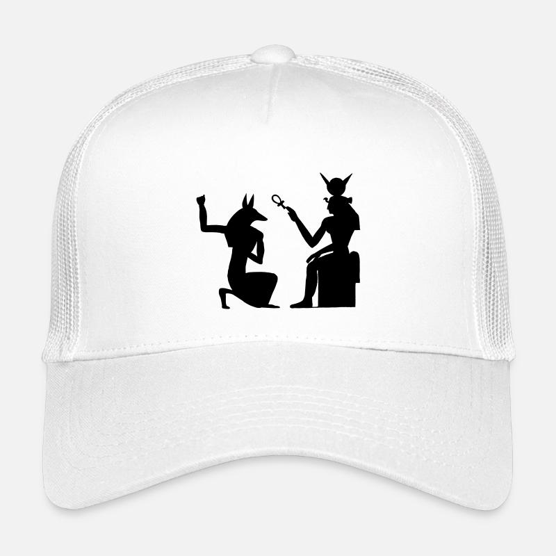 Pyramide hiéroglyphes égyptiens pharaon Casquette trucker enfant