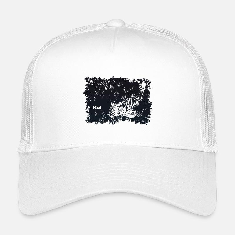 Koi Carp - Kids’ Trucker Cap - white