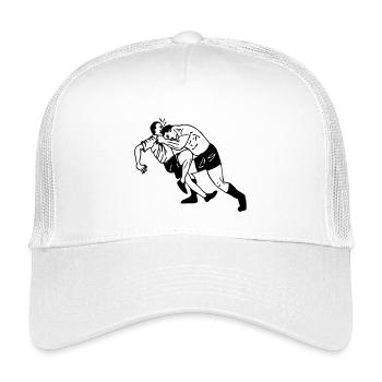 Kopfstoß - Kinder Trucker-Cap - Weiß - Vorne