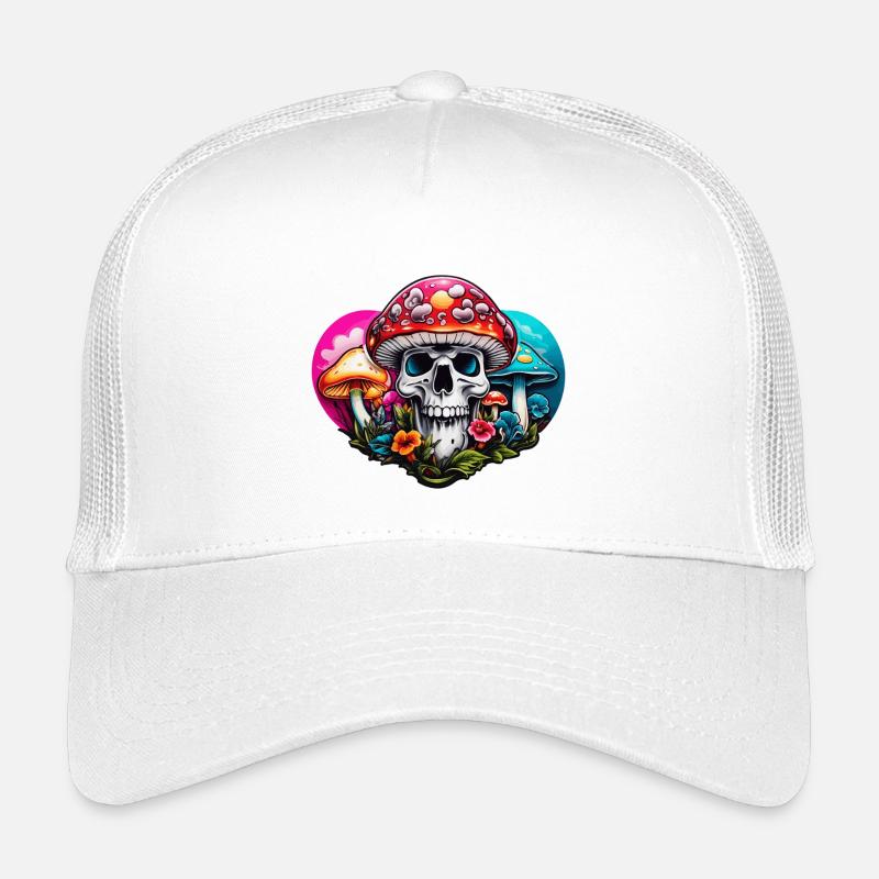 Champignon crâne Casquette trucker enfant