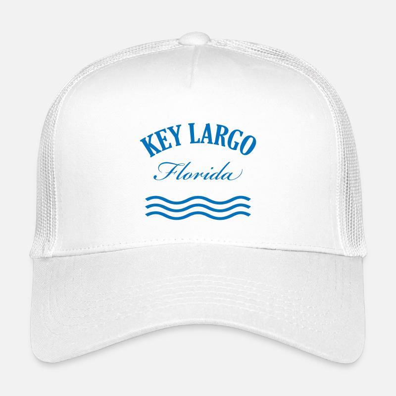 Key Largo Florida Nautisches Design Kinder Trucker-Cap