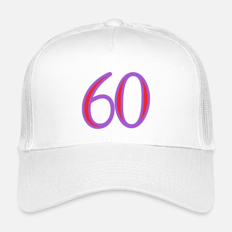 60. 60 YEARS - Kids’ Trucker Cap - white