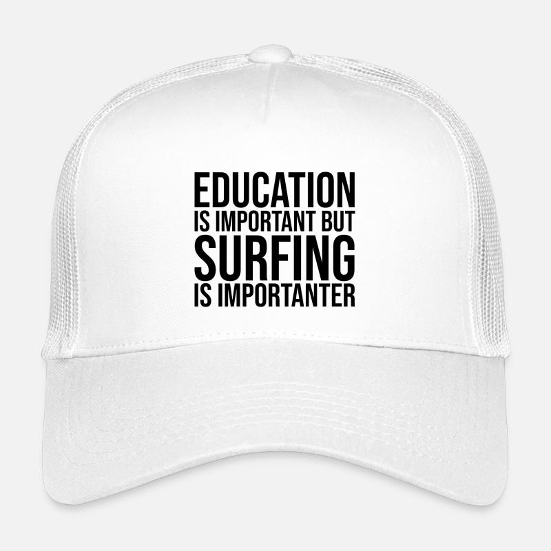 Surfen - Kinder Trucker-Cap - Weiß