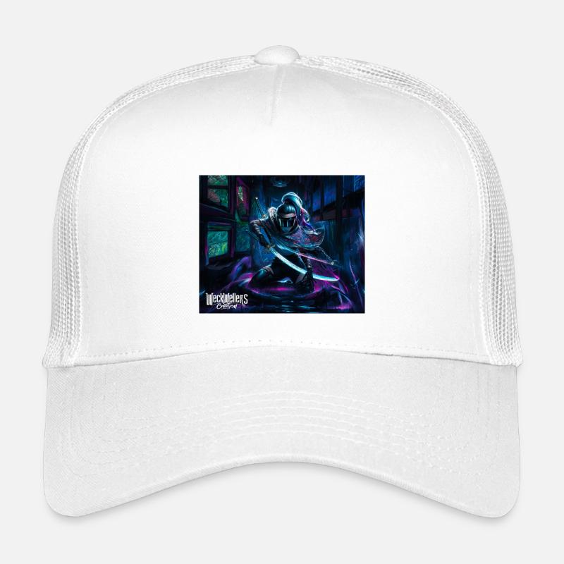 Graffiti Anime Samurai - Kids’ Trucker Cap - white