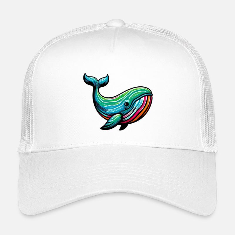 Whale Kids’ Trucker Cap