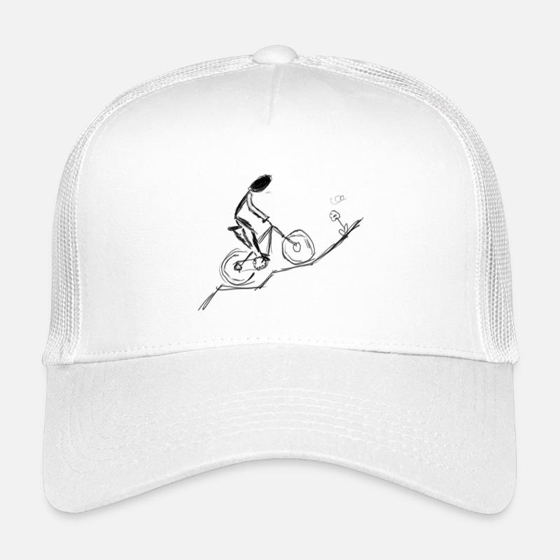 mtb - Kinder Trucker-Cap - Weiß