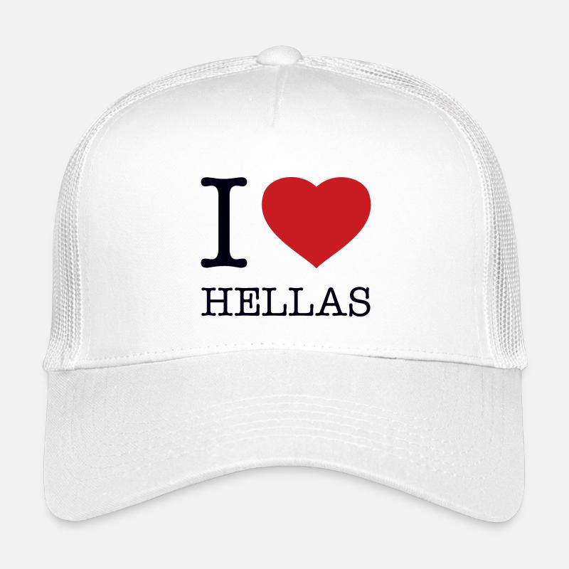 I LOVE HELLAS Kids’ Trucker Cap