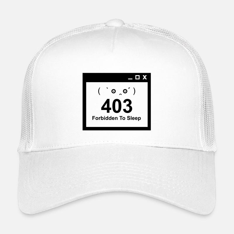 403 Interdit de dormir - Nerd Baby Design Casquette trucker enfant