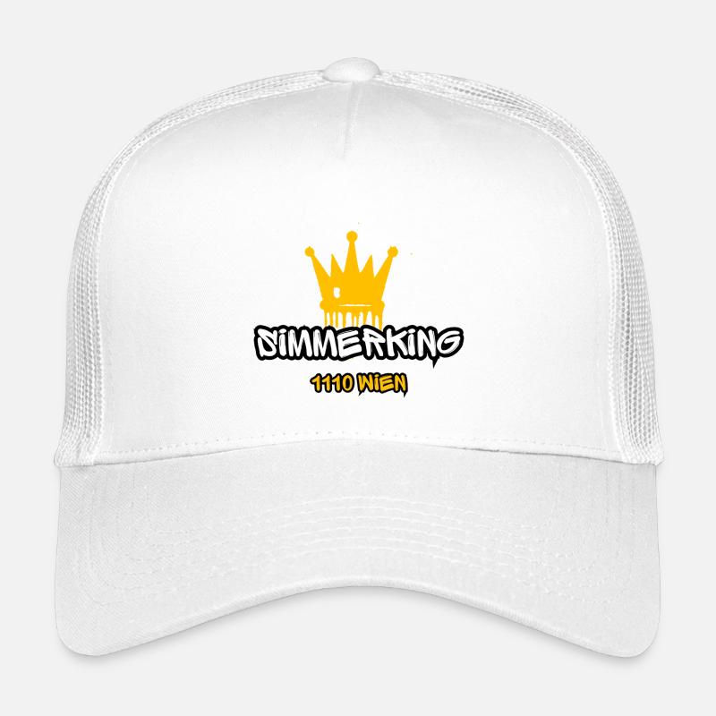 Simmeringer SIMMERKING! - Kids’ Trucker Cap - white
