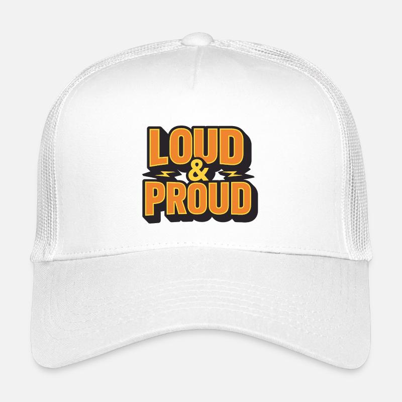 Laut & Stolz - Kinder Trucker-Cap - Weiß