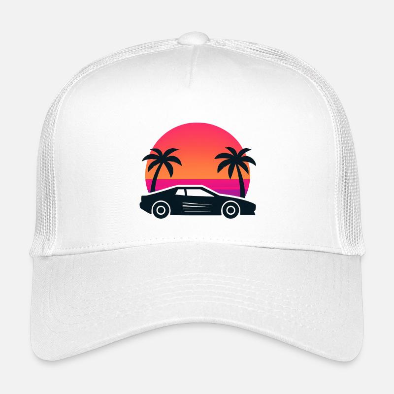 Vize-Stadt - Kinder Trucker-Cap - Weiß