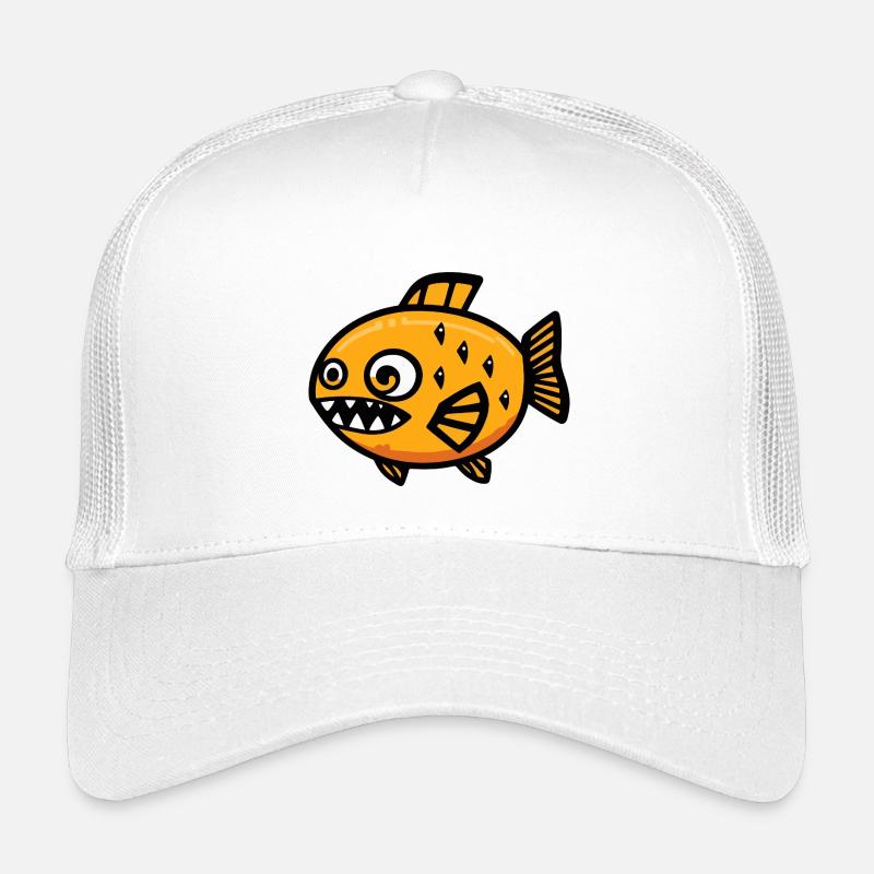 Piranha Fish Halloween Comic Funny Kids’ Trucker Cap