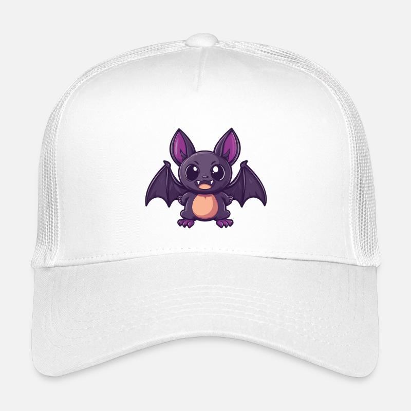 Fledermaus Halloween Lustig Comic Kinder Trucker-Cap