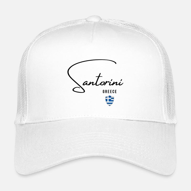 Elegant design Santorini, Greek pride Kids’ Trucker Cap