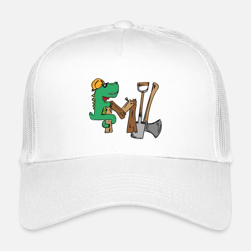 Emil Baustellenkroki mit Werkzeugen - Kinder Trucker-Cap - Weiß