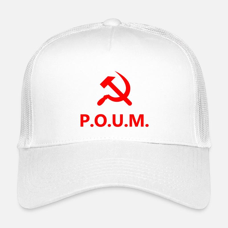 POUM - Kinder Trucker-Cap - Weiß