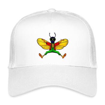 Fly Yogi - Kids’ Trucker Cap - white - Front