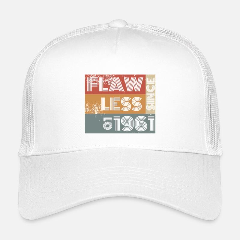 65. Geburtstag Flawless since 01/1961 Kinder Trucker-Cap