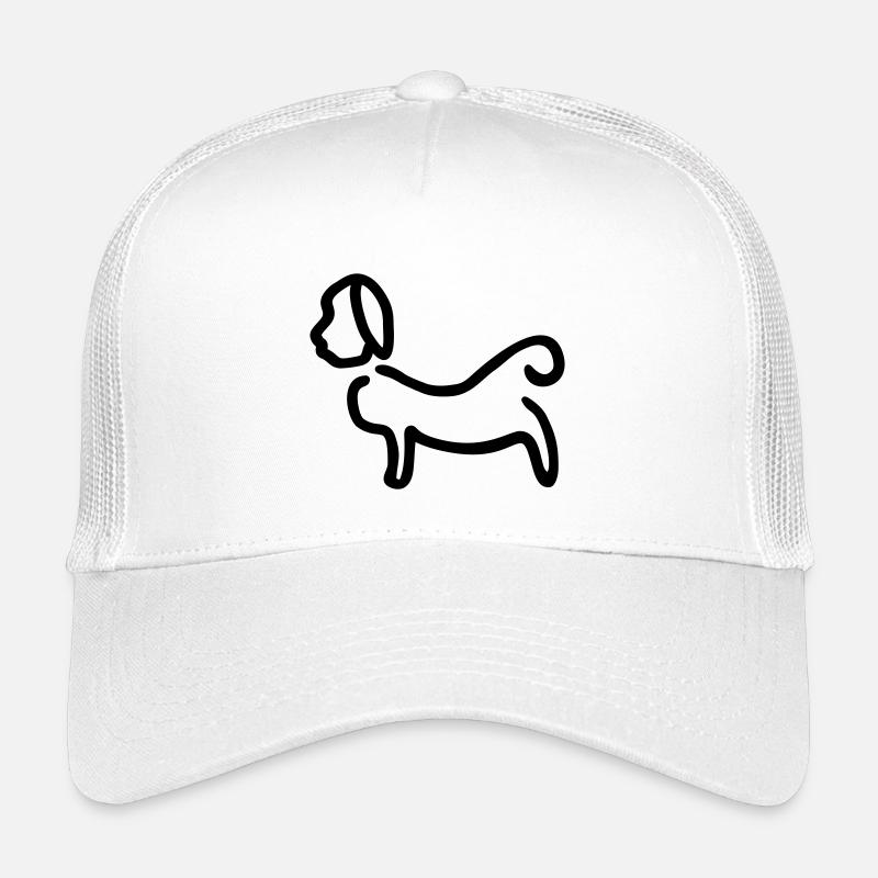 Hund_Silhouette Casquette trucker enfant