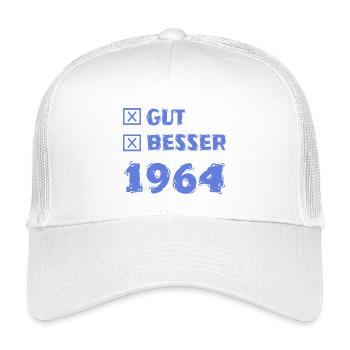1964 - Kinder Trucker-Cap - Weiß - Vorne