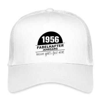 Fabelhafter Jahrgang 1956 geboren - Kinder Trucker-Cap - Weiß - Vorne