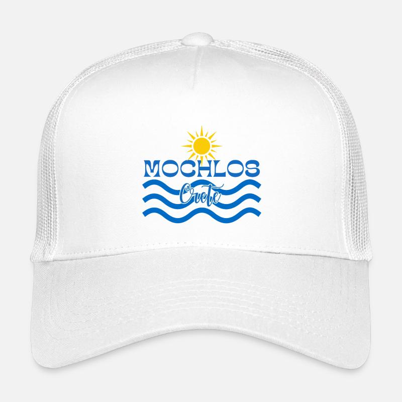 Mochlos Crete Sun & Sea Waves Logo Kids’ Trucker Cap