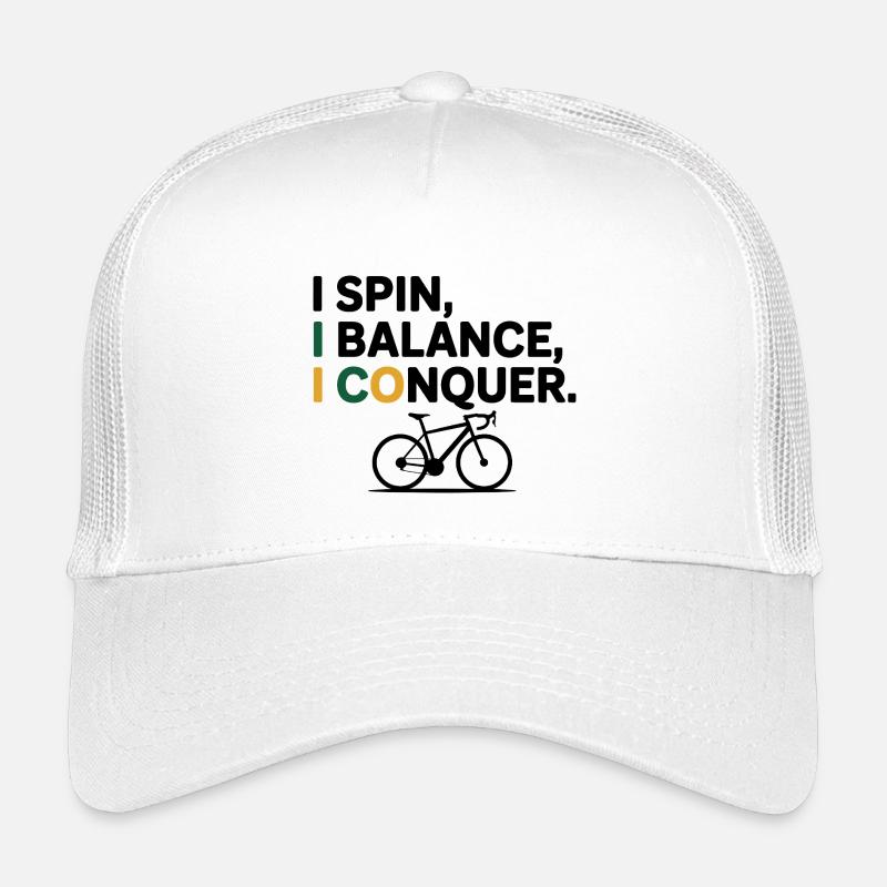 Artistic Cycling I Spin I Balance I Conquer  Kids’ Trucker Cap