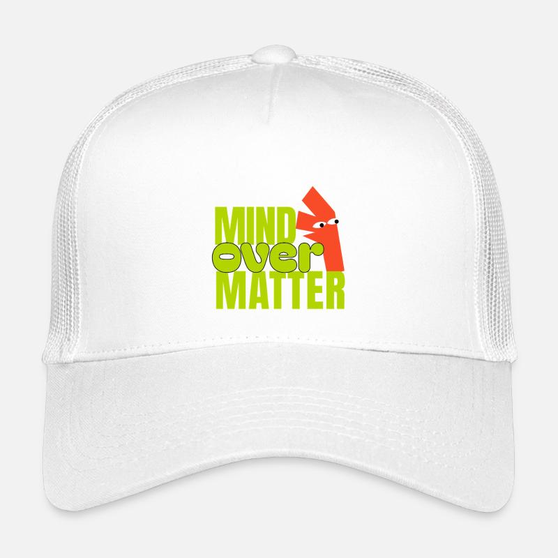 Geist über Materie - Kinder Trucker-Cap - Weiß
