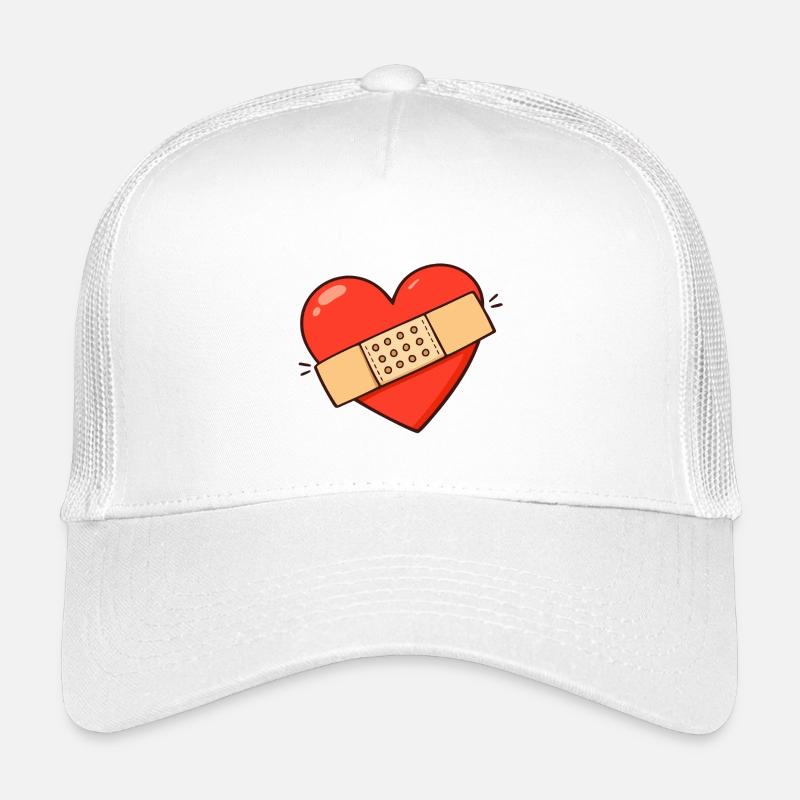 Heart with plaster Kids’ Trucker Cap