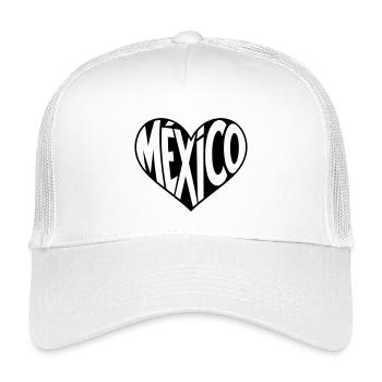 Mexiko Herzdesign - Kinder Trucker-Cap - Weiß - Vorne