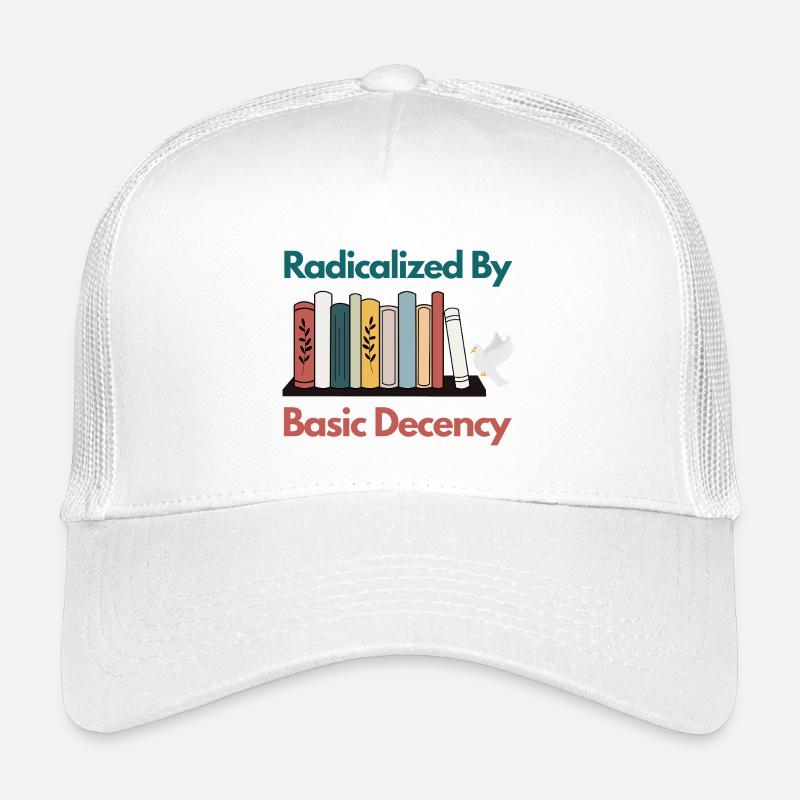 Radicalisé par la décence de base Drôle sarcastique Casquette trucker enfant