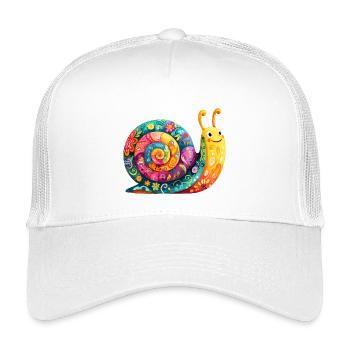 Colourful spiral - Kids’ Trucker Cap - white - Front