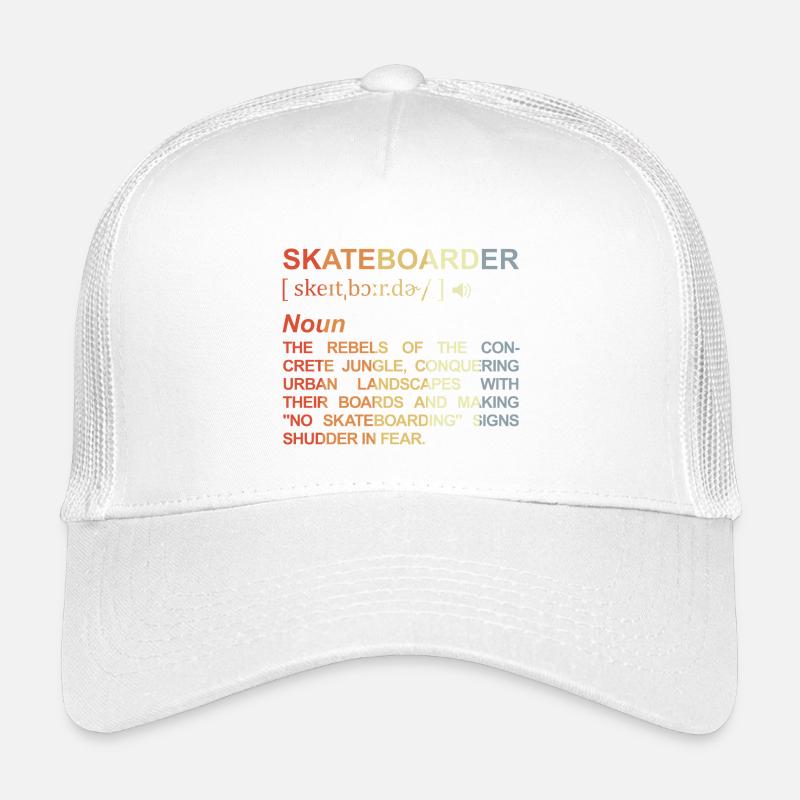 Skateboarder Meaning Kids’ Trucker Cap