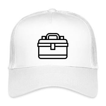 boîte à outils - Casquette trucker enfant - blanc - Devant