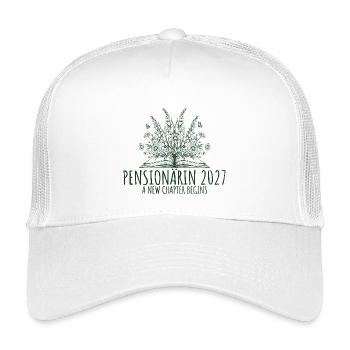 Pensioner 2027 Retro Farewell Civil Servant - Kids’ Trucker Cap - white - Front